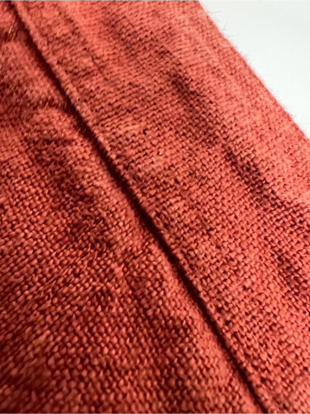 notPERFECTLINEN Everest 100% Linen Overalls Jumpsuit [size S] Rust Terracotta - Picture 7 of 7